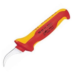 絶縁皮むきナイフ 1000V 刃長50mm×全長180mm KNIPEX(クニペックス) 98531...