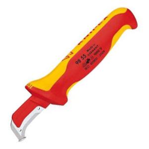 絶縁ケーブルナイフ 1000V(SB)刃長38mm×全長155mm KNIPEX(クニペックス) 9...