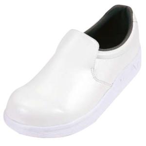 厨房シューズ HyperV #5000 ホワイト 21.5cm 日進ゴム V5000W-21.5