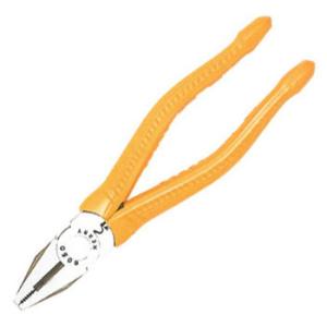 圧着ペンチ(成形カバー・脱皮穴付) 呼び寸法185 メリー(室本鉄工) #6050-185