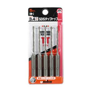 チップトップドリルビット(SDS-plus) TTタイプ(5本セット) 4.3mm ユニカ DP5-...
