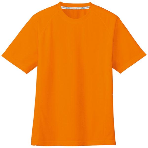吸汗速乾半袖Tシャツ(ポケットナシ) オレンジ LL ※取寄品 コーコス AS-647