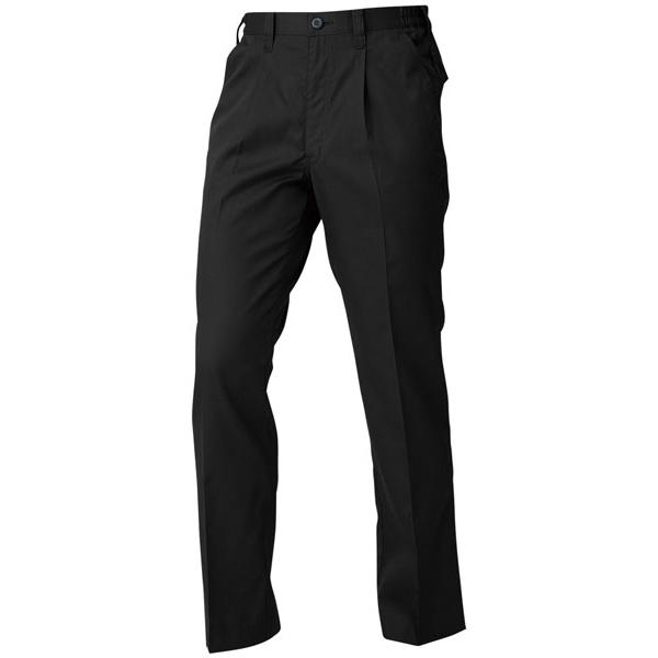 ワンタックスラックス(脇シャーリング) ブラック SS ※取寄品 コーコス A-4174