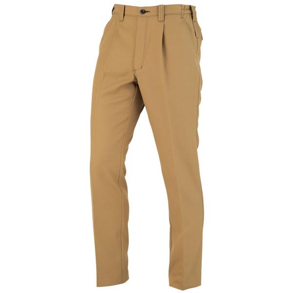 ワンタックスラックス(脇シャーリング) キャメル LL ※取寄品 コーコス A-8174