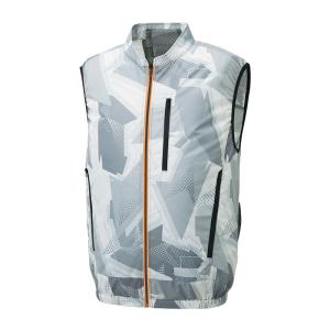 空調風神服 ベスト 脇ファン仕様 シルバー Lサイズ ※服地のみ 取寄品