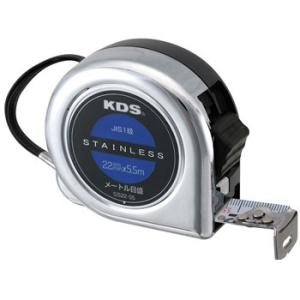 両面ステンレスネオロック25巾（まさめ）7.5m（尺相当目盛） ムラテックKDS SS25-75S ...