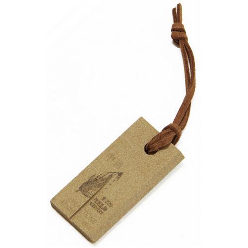 フィルドアクティビティ オイルストーン ひも付きケース入り #320 茶 ※取寄品 スエヒロ 2H-...