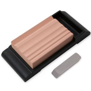 スエヒロ 彫刻刀用中砥石#1000 2HS-10（汚れ落とし用消しゴム付き
