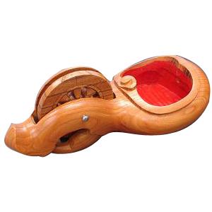 新若葉 木製墨壷 180mm 壺静 arde1518017