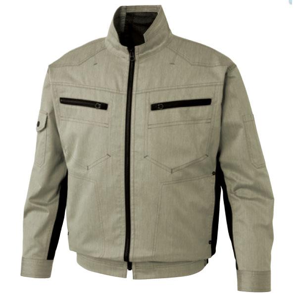 空調風神服 ※服地のみ 長袖ブルゾン カーキ 5L 取寄品 サンエス KF93900