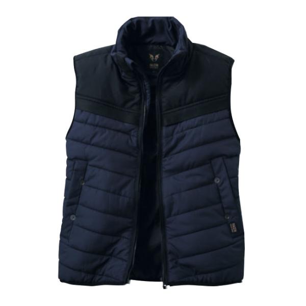 雷神 ウォームベスト 3ネイビー×ブラック サイズLL 服地のみ 取寄品 サンエス BO31850-...