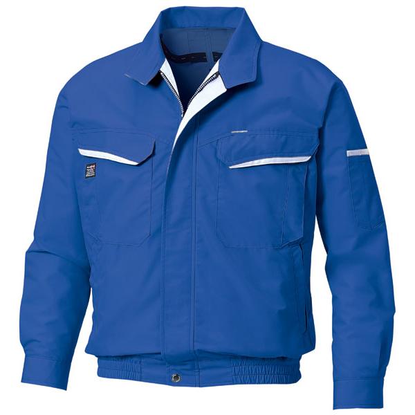 空調風神服 ※服地のみ 長袖ワークブルゾン ブルー 5L ※取寄品 サンエス KF90470-4-5...
