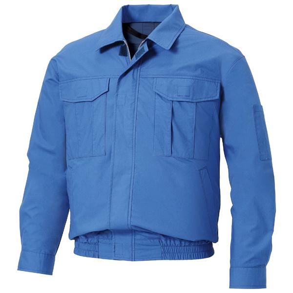 空調風神服 ※服地のみ 長袖ワークブルゾン ライトブルー 5L ※取寄品 サンエス KF90550-...