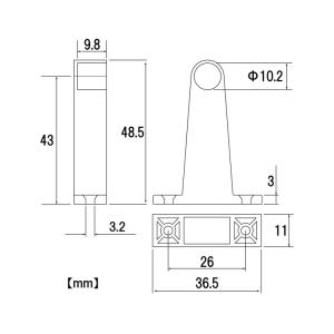 クローム Y型ブラケット L10 止 取寄品 ...の詳細画像1