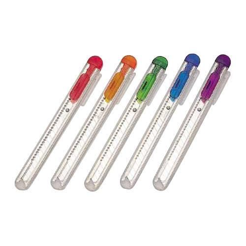 カッター(事務・軽作業用タイプ) iA-120P 5色セット NTカッター iA-120P