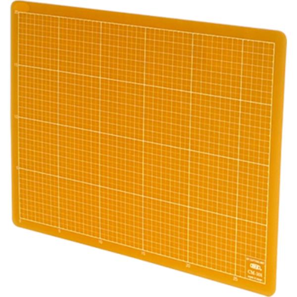 カッティングマット A4 30×22×0.2cm スケルトンオレンジ NTカッター CM-30i-O