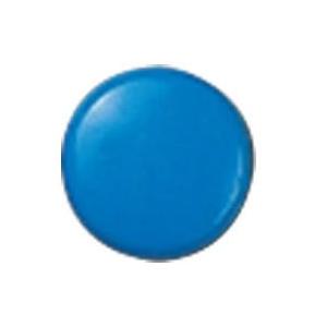 丸型カラーマグネット 青 20mm径 10個1組 日本緑十字社 312073