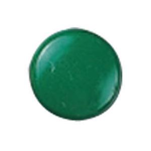丸型カラーマグネット 緑 20mm径 10個1組 日本緑十字社 312075