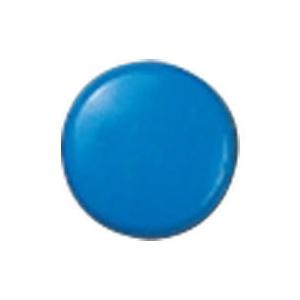 丸型カラーマグネット 青 30mm径 10個1組 日本緑十字社 312083