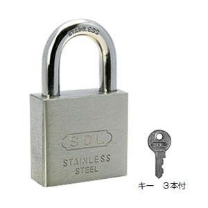 シリンダー南京錠(ツル長)【同一鍵】35mm(1箱・12個価格) SOL HARD NO