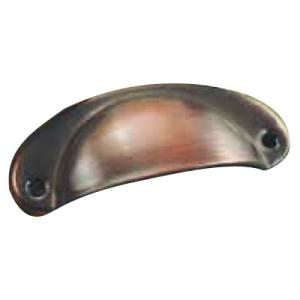 シェル引手 82mm ジャーマンブロンズ(1個価格) アイワ金属 AP-554G