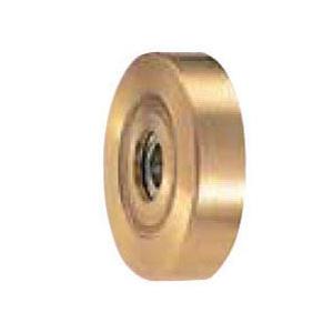 440Cベアリング入 真鍮戸車 車のみ(30mm・平型) ヨコヅナ 1150