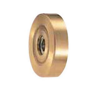 ベアリング入 真鍮戸車 車のみ(60mm・平型) ヨコヅナ 1156
