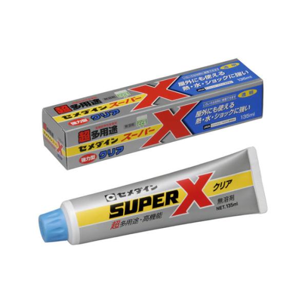 超多用途 スーパーＸクリア 135ml 5本価格 取寄品 セメダイン AX-041