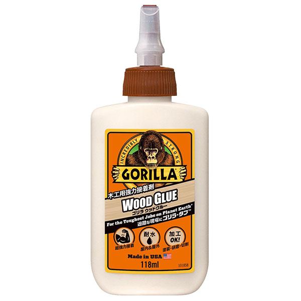 ゴリラ ウッドグルー 木材・布・紙用 接着剤 118ml 取寄品 ゴリラグルー (GORILLA G...