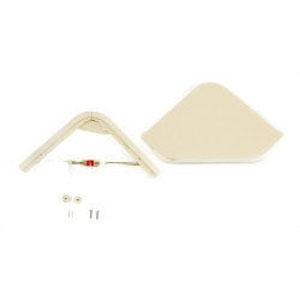 ツッパリ三角棚ミニ ホワイト(1個価格) アイワ金属 AP-039W