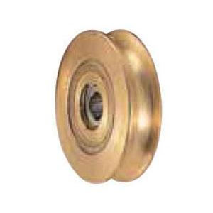 440Cベアリング入 真鍮戸車 車のみ(30mm・丸型) ヨコヅナ 2111