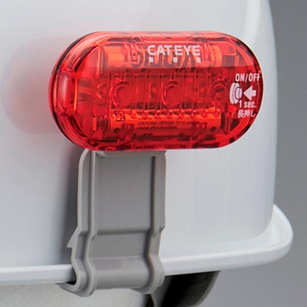 ヘルメット用点滅灯（溝付き・溝なし兼用タイプ） STT-6511 36×75×21.9mm 取寄品 ...