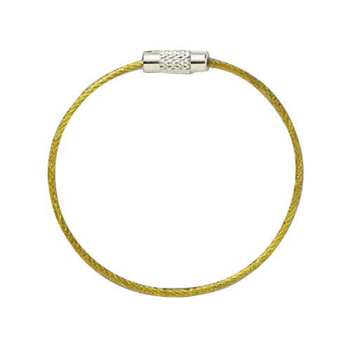 キーワイヤービニコートタイプ 黄 バラ 取寄品 ニッサチェイン SKE-101V