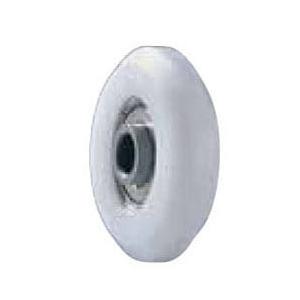 ロタ・ベアリング入 鉄枠・ステンレス枠フラッター戸車 車のみ(33mm・V型) ヨコヅナ 5110