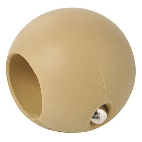 手すり用補助グリップ ボール型 35mm OMSORG いたわり ブラウン 浴室 トイレ 洗面所 取...