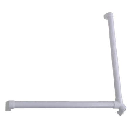 てすり L型 600mm×600mm OMSORG いたわり スマート手すり 箱入り 浴室 洗面 取...