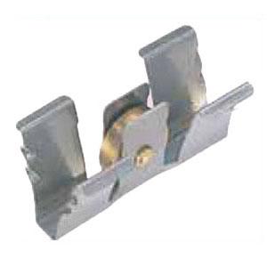 ロタ・サッシ取替戸車パック入 真鍮車(5型・平型)(1パック・2個) ヨコヅナ ABS-P052