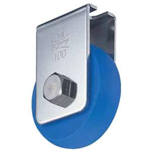 ベアリング入 MCキャスター戸車(50mm・山R型)(1個価格) ヨコヅナ CMS-0508