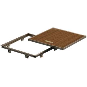 桟レス床下点検口 枠のみ ブロンズ 460角 1個価格 SPG(サヌキ) FH460B