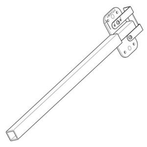フィスアームプレート(木棚インロー式固定金具)300mm ユニクロ FI-AP ロイヤル FI-AP