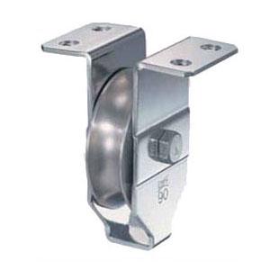 HプーリーN型 ステンレス車(100mm・丸溝型)(1個価格) ヨコヅナ HBSN1001