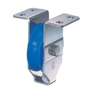 HプーリーN型 MCナイロン車(90mm・丸溝型)(1個価格) ヨコヅナ HMSN0901