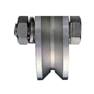 ステンレス重量戸車ワイドタイプ 車のみ(300mm・V型)(1個価格)【受注生産品】 ヨコヅナ JB...