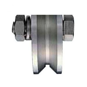 ステンレス重量戸車ワイドタイプ 車のみ(200mm・V型型)(1個価格)【受注生産品】 ヨコヅナ J...