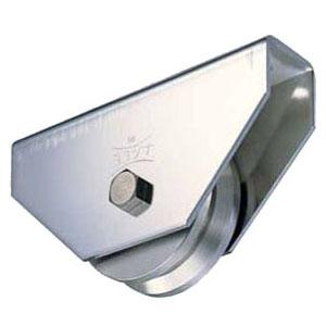 ステンレス重量戸車ワイドタイプ(200mm・V型)(1個価格)【受注生産品】 ヨコヅナ JCSW20...