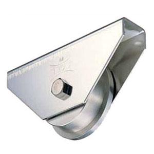 ステンレス重量戸車ワイドタイプ(200mm・トロ型)(1個価格)【受注生産品】 ヨコヅナ JCSW2...