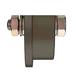 S45C重量戸車ワイドタイプ 車のみ(200mm・トロ型)(1個価格)【受注生産品】 ヨコヅナ JG...