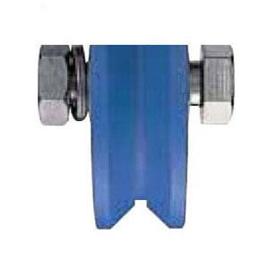 MC防音重量戸車 車のみ(ボルト・ナット付)(90mm・V型)(1個価格) ヨコヅナ JMP-090...