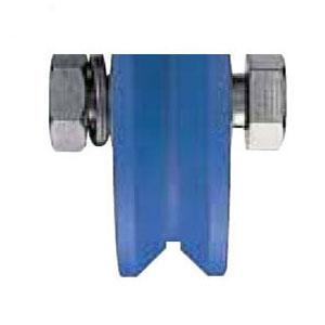 MC防音重量戸車 車のみ(ボルト・ナット付)(100mm・V型)(1個価格) ヨコヅナ JMP-10...