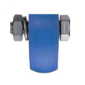 MC防音重量戸車 車のみ(ボルト・ナット付)(100mm・山R型)(1個価格) ヨコヅナ JMP-1...